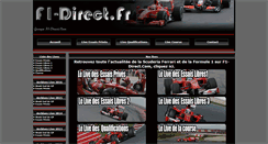 Desktop Screenshot of f1-direct.fr