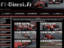 Tablet Screenshot of f1-direct.fr